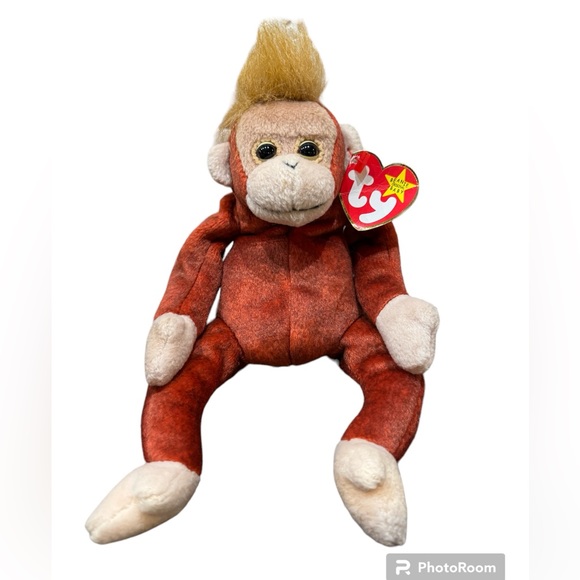 Ty Other - Ty Beanie Baby Sweetheart The Orangutan 🦧 DOB January 23, 1999
